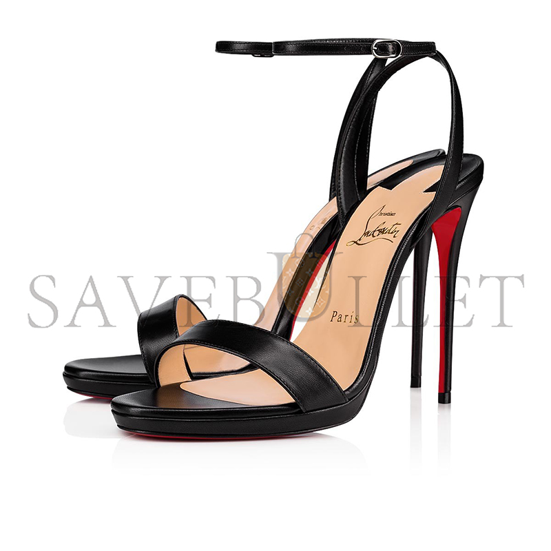 CHRISTIAN LOUBOUTIN LOUBI QUEEN 120 MM SANDALS-NAPPA LEATHER-BLACK-WOMEN 1191582BK01 CHRISTIAN LOUBOUTIN LOUBI QUEEN 120 MM SANDALS-NAPPA LEATHER-BLACK-WOMEN 1191582BK01