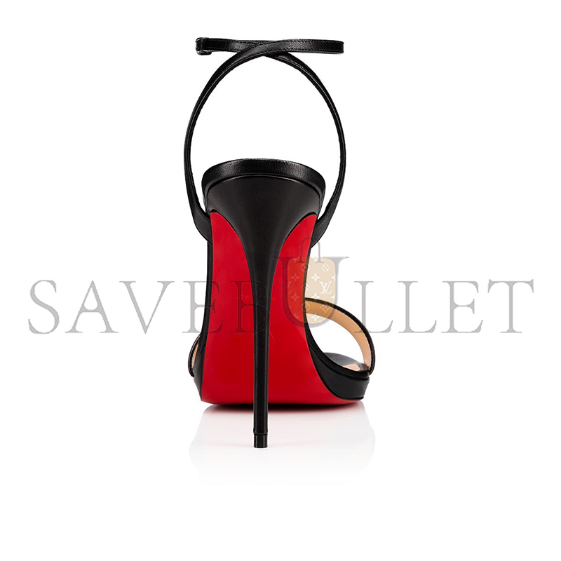 CHRISTIAN LOUBOUTIN LOUBI QUEEN 120 MM SANDALS-NAPPA LEATHER-BLACK-WOMEN 1191582BK01 CHRISTIAN LOUBOUTIN LOUBI QUEEN 120 MM SANDALS-NAPPA LEATHER-BLACK-WOMEN 1191582BK01