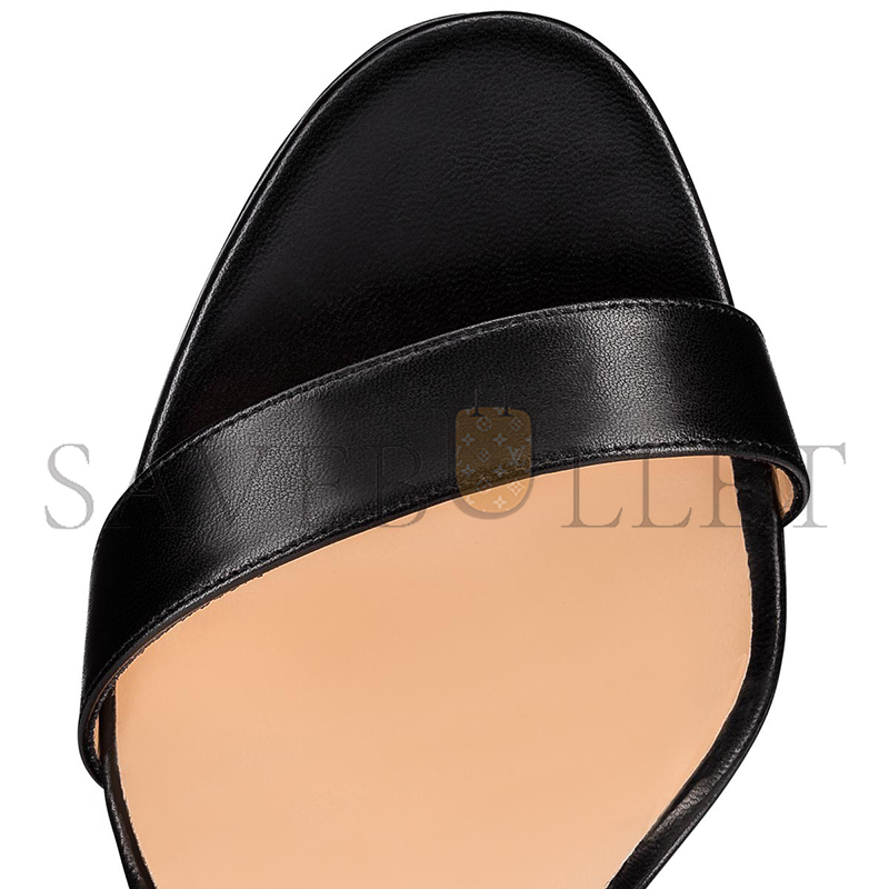 CHRISTIAN LOUBOUTIN LOUBI QUEEN 120 MM SANDALS-NAPPA LEATHER-BLACK-WOMEN 1191582BK01 CHRISTIAN LOUBOUTIN LOUBI QUEEN 120 MM SANDALS-NAPPA LEATHER-BLACK-WOMEN 1191582BK01