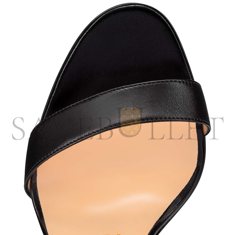 CHRISTIAN LOUBOUTIN LOUBI QUEEN ALTA 150 MM SANDALS-NAPPA LEATHER-BLACK-WOMEN 3211198BK01 CHRISTIAN LOUBOUTIN LOUBI QUEEN ALTA 150 MM SANDALS-NAPPA LEATHER-BLACK-WOMEN 3211198BK01