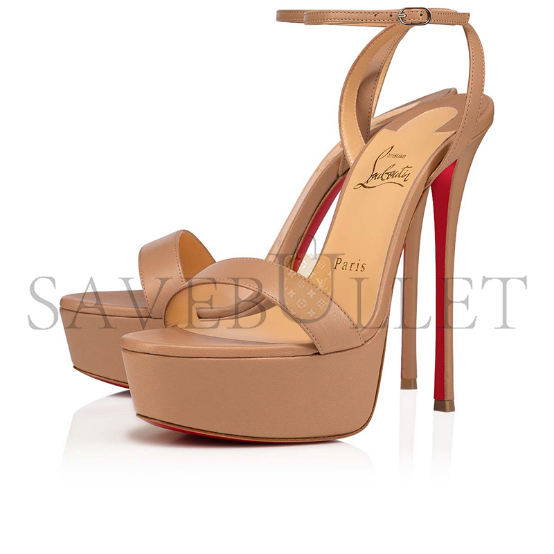 CHRISTIAN LOUBOUTIN LOUBI QUEEN ALTA 150 MM STRAPPY SANDALS-NAPPA LEATHER-BLUSH-WOMEN 3211198PK1A CHRISTIAN LOUBOUTIN LOUBI QUEEN ALTA 150 MM STRAPPY SANDALS-NAPPA LEATHER-BLUSH-WOMEN 3211198PK1A