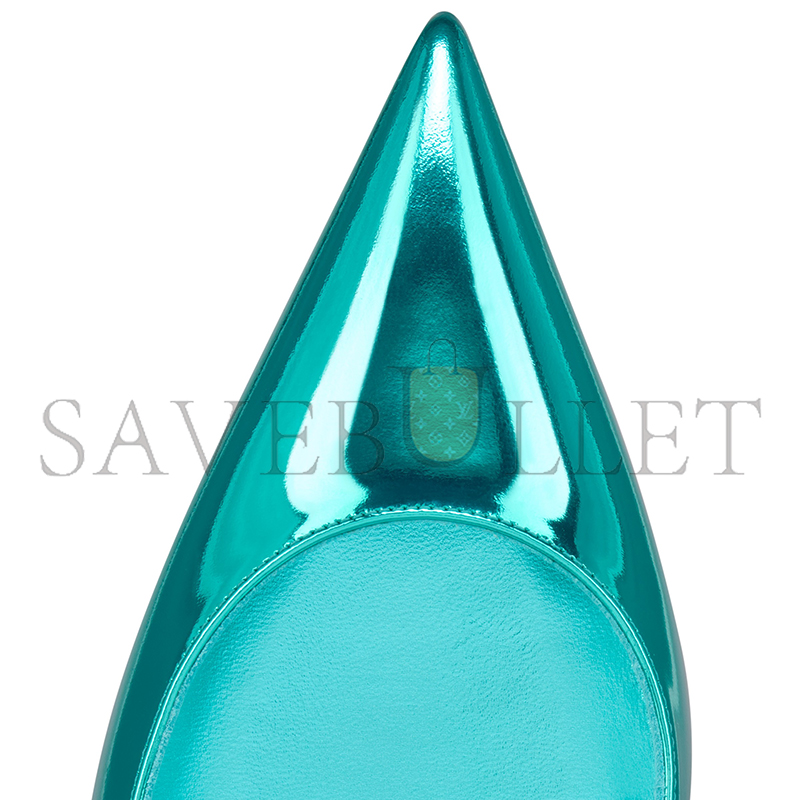 CHRISTIAN LOUBOUTIN MISS Z 100 MM PUMPS-LAMINATED CALF LEATHER-ICEBERG-WOMEN 12506504152 CHRISTIAN LOUBOUTIN MISS Z 100 MM PUMPS-LAMINATED CALF LEATHER-ICEBERG-WOMEN 12506504152
