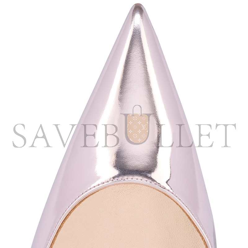 CHRISTIAN LOUBOUTIN MISS Z 100 MM PUMPS-LAMINATED CALF LEATHER-VINTAGE ROSE-WOMEN 12506509002 CHRISTIAN LOUBOUTIN MISS Z 100 MM PUMPS-LAMINATED CALF LEATHER-VINTAGE ROSE-WOMEN 12506509002
