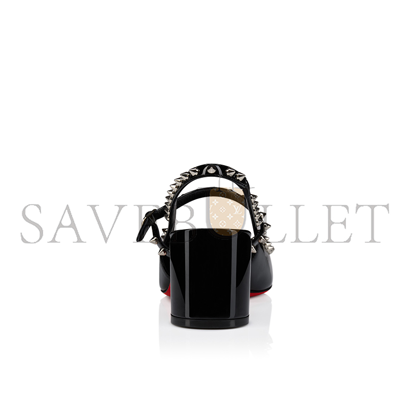 CHRISTIAN LOUBOUTIN JANISPIKES 55 MM MARY JANES-PATENT LEATHER-BLACK-WOMEN 1250705B439 CHRISTIAN LOUBOUTIN JANISPIKES 55 MM MARY JANES-PATENT LEATHER-BLACK-WOMEN 1250705B439