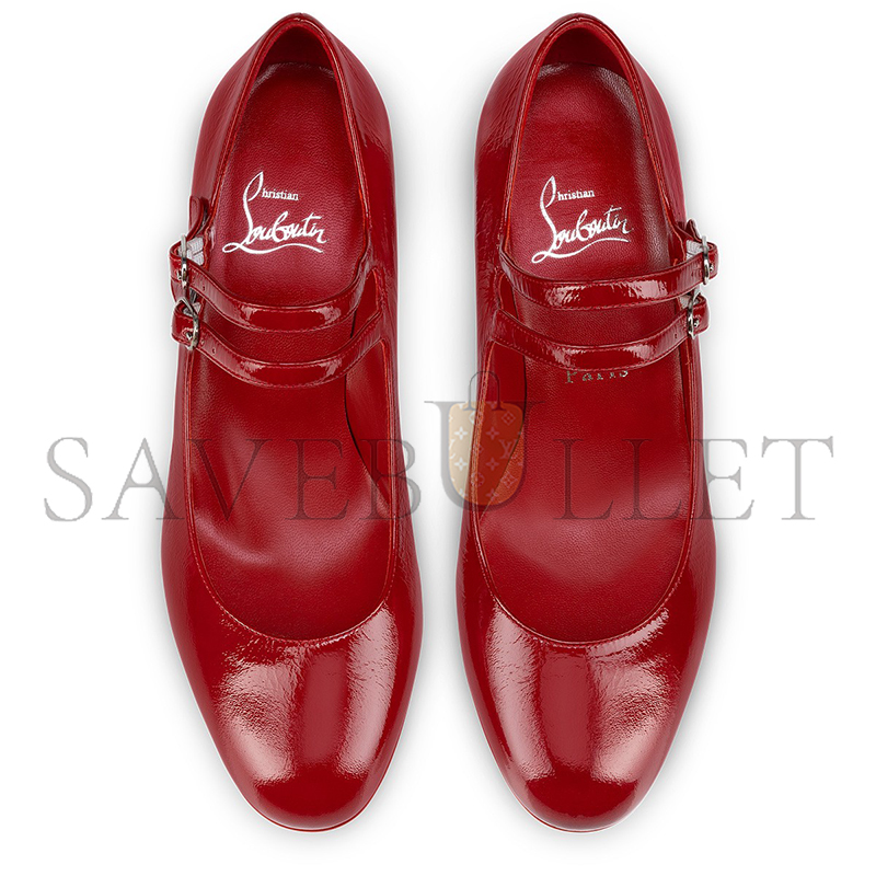 CHRISTIAN LOUBOUTIN MISS JANE 55 MM MARY JANES-VOG PATENT LEATHER-LOUBI-WOMEN 1250478R558 CHRISTIAN LOUBOUTIN MISS JANE 55 MM MARY JANES-VOG PATENT LEATHER-LOUBI-WOMEN 1250478R558