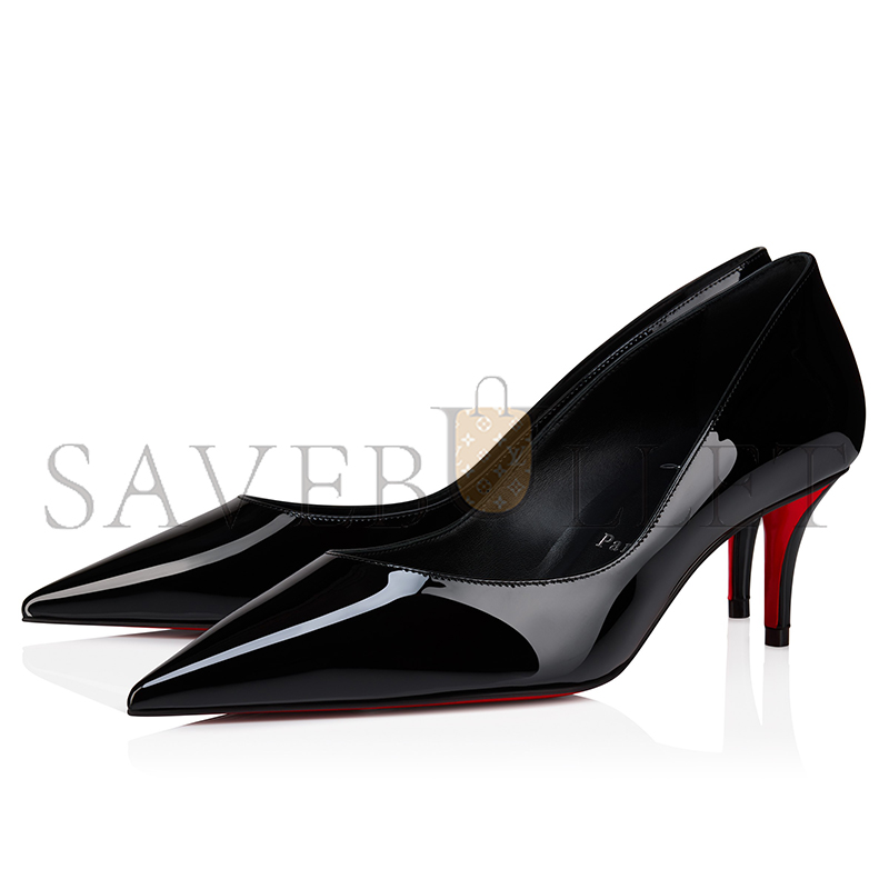 CHRISTIAN LOUBOUTIN MISS Z 60 MM PUMPS-PATENT CALF LEATHER-BLACK-WOMEN 1250938B439 CHRISTIAN LOUBOUTIN MISS Z 60 MM PUMPS-PATENT CALF LEATHER-BLACK-WOMEN 1250938B439