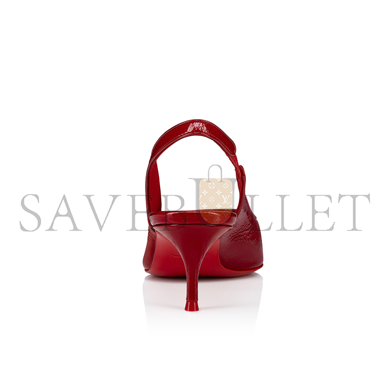 CHRISTIAN LOUBOUTIN SPORTY KATE SLING 55 MM SLING BACK PUMPS-VOG PATENT LEATHER-LOUBI-WOMEN 1250480R558 CHRISTIAN LOUBOUTIN SPORTY KATE SLING 55 MM SLING BACK PUMPS-VOG PATENT LEATHER-LOUBI-WOMEN 1250480R558