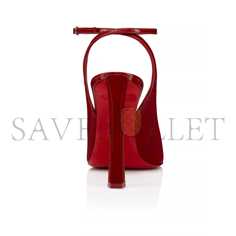 CHRISTIAN LOUBOUTIN CONDORA STRAP 100 MM STRAPPY PUMPS-VOG PATENT LEATHER-LOUBI-WOMEN 1250532R558 CHRISTIAN LOUBOUTIN CONDORA STRAP 100 MM STRAPPY PUMPS-VOG PATENT LEATHER-LOUBI-WOMEN 1250532R558