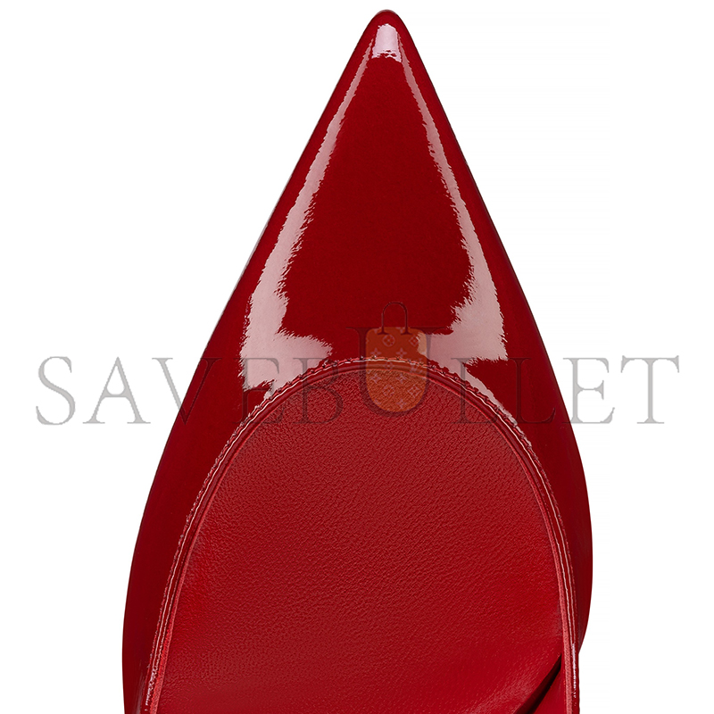 CHRISTIAN LOUBOUTIN CONDORA STRAP 100 MM STRAPPY PUMPS-VOG PATENT LEATHER-LOUBI-WOMEN 1250532R558 CHRISTIAN LOUBOUTIN CONDORA STRAP 100 MM STRAPPY PUMPS-VOG PATENT LEATHER-LOUBI-WOMEN 1250532R558
