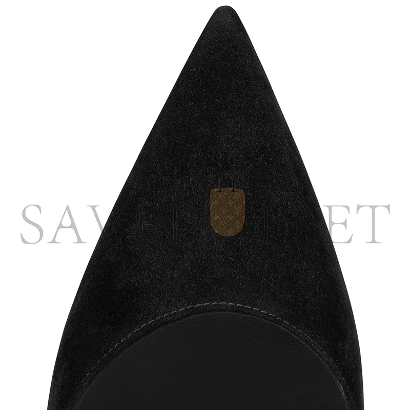 CHRISTIAN LOUBOUTIN CONDOROLINE 55 MM SLING BACK PUMPS-VEAU VELOURS-BLACK-WOMEN 1250279B439 CHRISTIAN LOUBOUTIN CONDOROLINE 55 MM SLING BACK PUMPS-VEAU VELOURS-BLACK-WOMEN 1250279B439