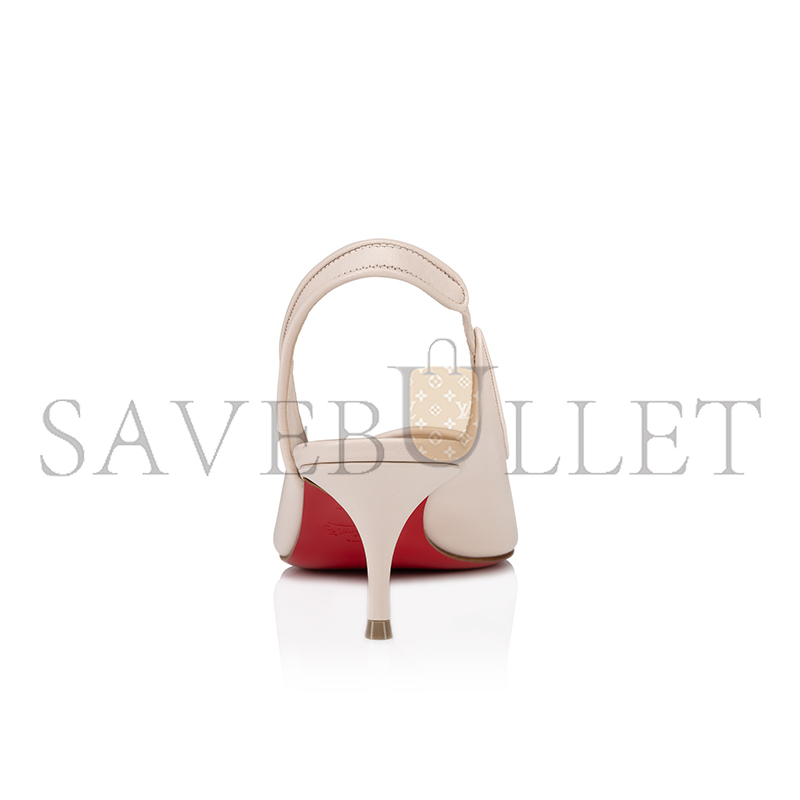 CHRISTIAN LOUBOUTIN SPORTY KATE SLING 55 MM SLING BACK PUMPS-NAPPA LEATHER-LECHE-WOMEN 3240004F608 CHRISTIAN LOUBOUTIN SPORTY KATE SLING 55 MM SLING BACK PUMPS-NAPPA LEATHER-LECHE-WOMEN 3240004F608