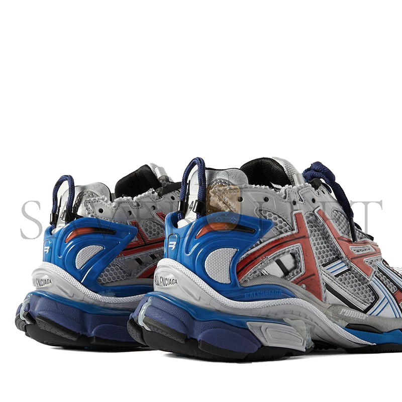 BALENCIAGA RUNNER NYLON MESH AND RUBBER SNEAKERS 677403W3RB61264