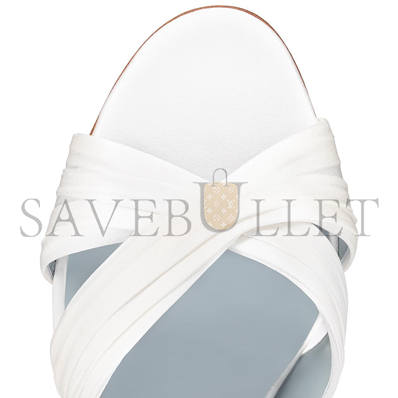 CHRISTIAN LOUBOUTIN NICOL IS BACK 85 MM MULES-CREPE SATIN-OFF WHITE-WOMEN 3200239WH19 CHRISTIAN LOUBOUTIN NICOL IS BACK 85 MM MULES-CREPE SATIN-OFF WHITE-WOMEN 3200239WH19