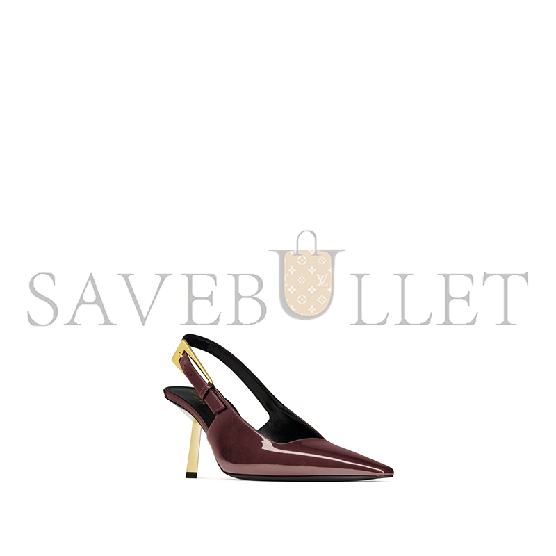 YSL LEE SLINGBACK PUMPS IN PATENT LEATHER 799704AAAPQ2226 YSL LEE SLINGBACK PUMPS IN PATENT LEATHER 799704AAAPQ2226