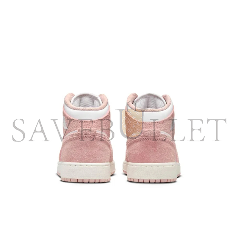 NIKE AIR JORDAN 1 MID SE LEGEND PINK GS SHOES FN7432-161 NIKE AIR JORDAN 1 MID SE LEGEND PINK GS SHOES FN7432-161