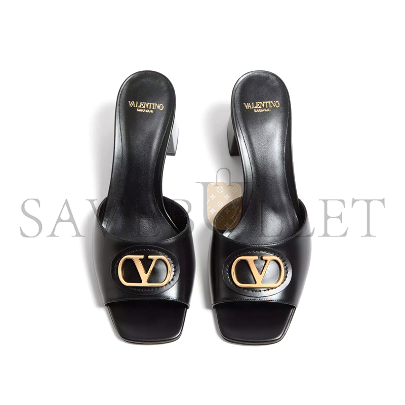 VALENTINO VLOGO SIGNATURE SLIDE SANDAL IN CALFSKIN 60MM 6W0S0MH7DSH_0NO VALENTINO VLOGO SIGNATURE SLIDE SANDAL IN CALFSKIN 60MM 6W0S0MH7DSH_0NO