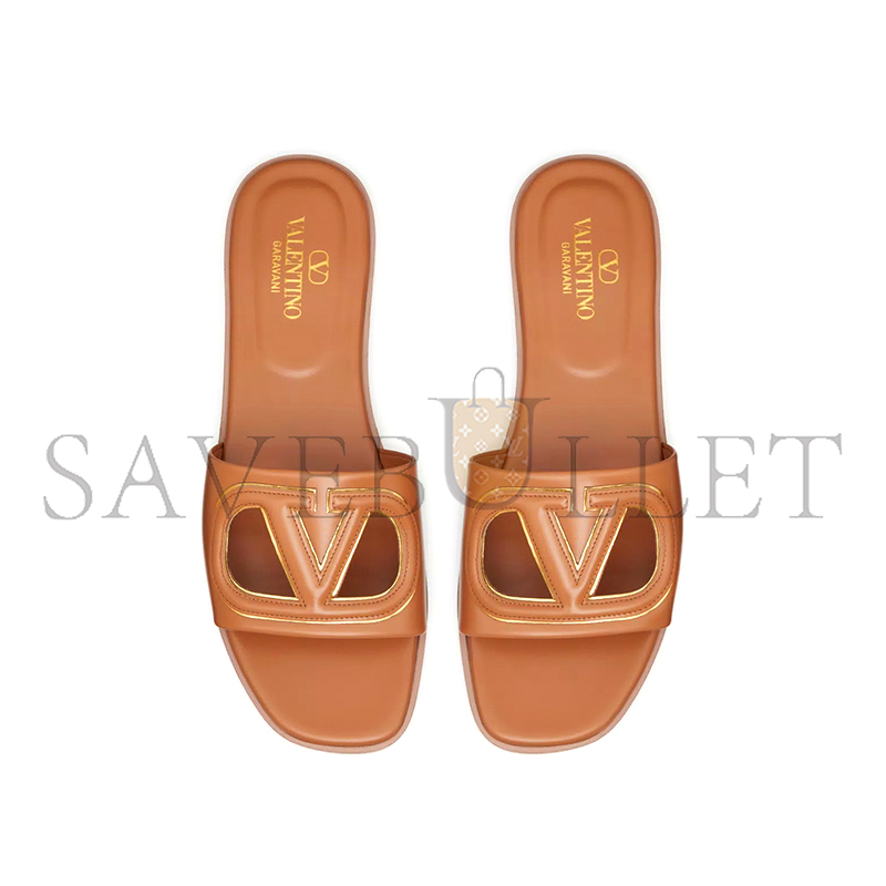 VALENTINO VLOGO CUT-OUT CALFSKIN SLIDE SANDAL 4W2S0IB0RLL_YH7 VALENTINO VLOGO CUT-OUT CALFSKIN SLIDE SANDAL 4W2S0IB0RLL_YH7
