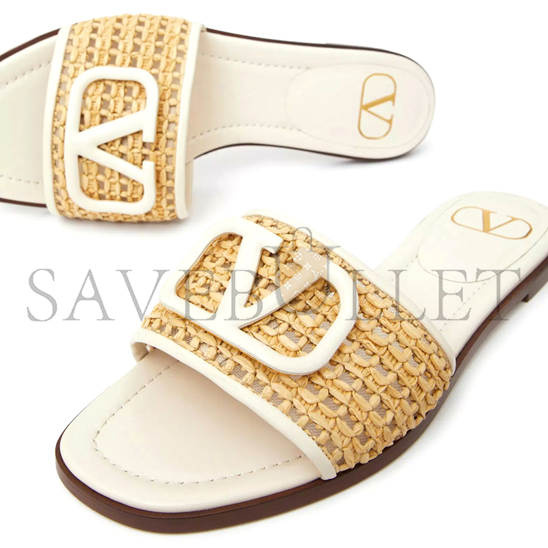 VALENTINO VLOGO SIGNATURE WOVEN RAFFIA SLIDE SANDAL 80MM 4W2S0BD5TTX_A80 VALENTINO VLOGO SIGNATURE WOVEN RAFFIA SLIDE SANDAL 80MM 4W2S0BD5TTX_A80