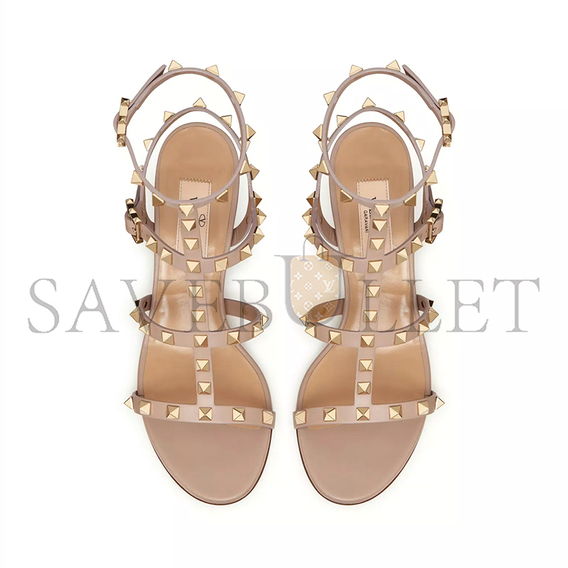 VALENTINO ROCKSTUD CALFSKIN ANKLE STRAP SANDAL 60MM 5W2S0491VBP_P45 VALENTINO ROCKSTUD CALFSKIN ANKLE STRAP SANDAL 60MM 5W2S0491VBP_P45