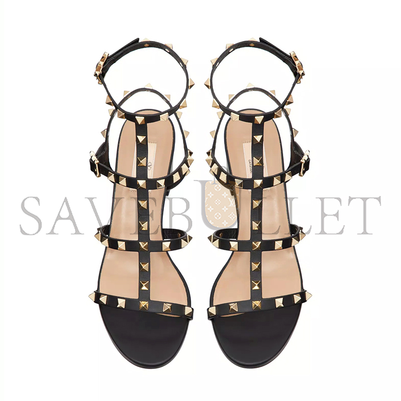 VALENTINO ROCKSTUD CALFSKIN ANKLE STRAP SANDAL 60MM 5W2S0491VBP_0NO VALENTINO ROCKSTUD CALFSKIN ANKLE STRAP SANDAL 60MM 5W2S0491VBP_0NO