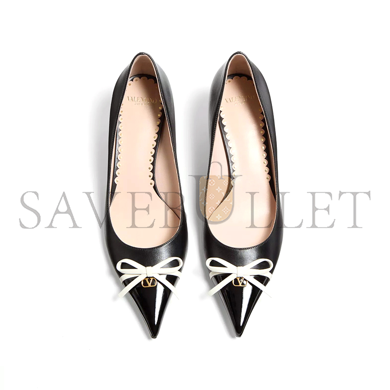 VALENTINO BEPOINTY PUMP IN PATENT LEATHER AND KIDSKIN 45MM 6W2S0LQ0DAL_790 VALENTINO BEPOINTY PUMP IN PATENT LEATHER AND KIDSKIN 45MM 6W2S0LQ0DAL_790