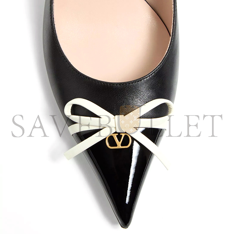 VALENTINO BEPOINTY PUMP IN PATENT LEATHER AND KIDSKIN 45MM 6W2S0LQ0DAL_790 VALENTINO BEPOINTY PUMP IN PATENT LEATHER AND KIDSKIN 45MM 6W2S0LQ0DAL_790