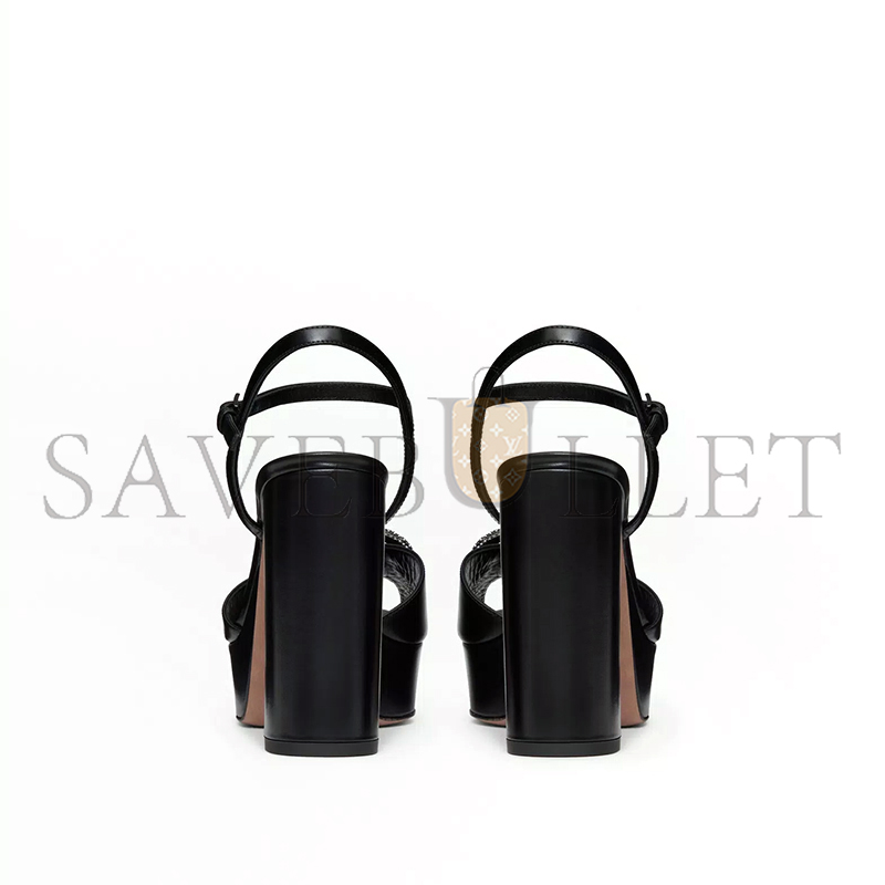 VALENTINO SANDAL WITH VLOGO SIGNATURE PLATFORM IN CALFSKIN 115MM 5W0S0FG2EST_249 VALENTINO SANDAL WITH VLOGO SIGNATURE PLATFORM IN CALFSKIN 115MM 5W0S0FG2EST_249