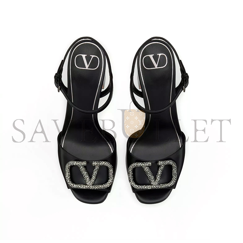 VALENTINO SANDAL WITH VLOGO SIGNATURE PLATFORM IN CALFSKIN 115MM 5W0S0FG2EST_249 VALENTINO SANDAL WITH VLOGO SIGNATURE PLATFORM IN CALFSKIN 115MM 5W0S0FG2EST_249