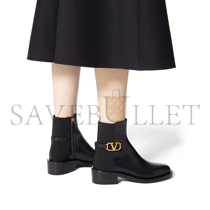 VALENTINO VLOGO SIGNATURE CALFSKIN ANKLE BOOT 30MM 5W2S0CT1PYH_0NO VALENTINO VLOGO SIGNATURE CALFSKIN ANKLE BOOT 30MM 5W2S0CT1PYH_0NO