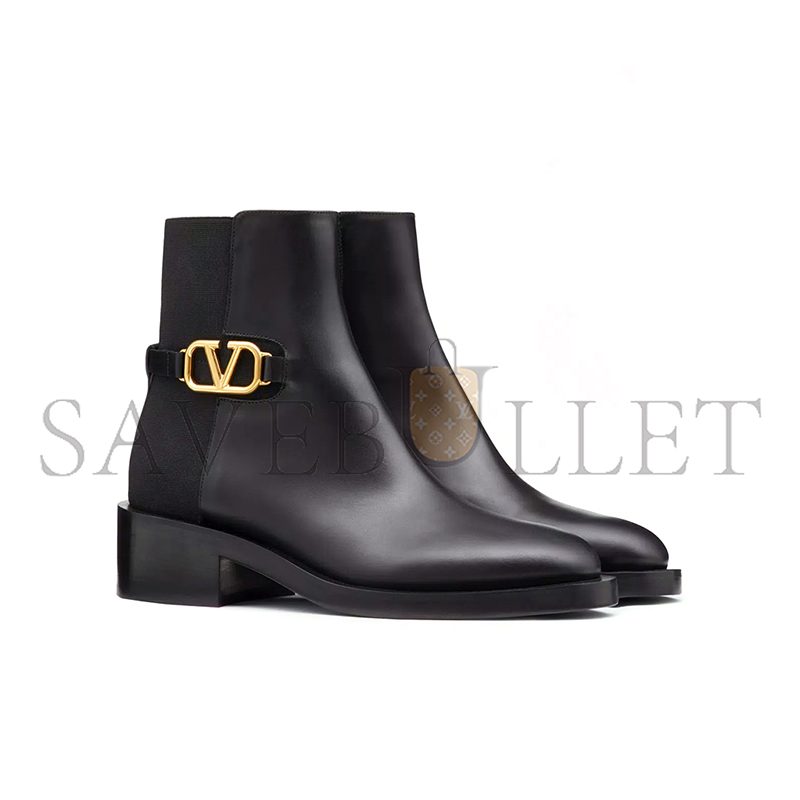 VALENTINO VLOGO SIGNATURE CALFSKIN ANKLE BOOT 30MM 5W2S0CT1PYH_0NO VALENTINO VLOGO SIGNATURE CALFSKIN ANKLE BOOT 30MM 5W2S0CT1PYH_0NO