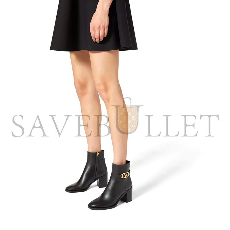 VALENTINO VLOGO SIGNATURE CALFSKIN ANKLE BOOT 75MM 5W2S0CK1DSH_0NO VALENTINO VLOGO SIGNATURE CALFSKIN ANKLE BOOT 75MM 5W2S0CK1DSH_0NO