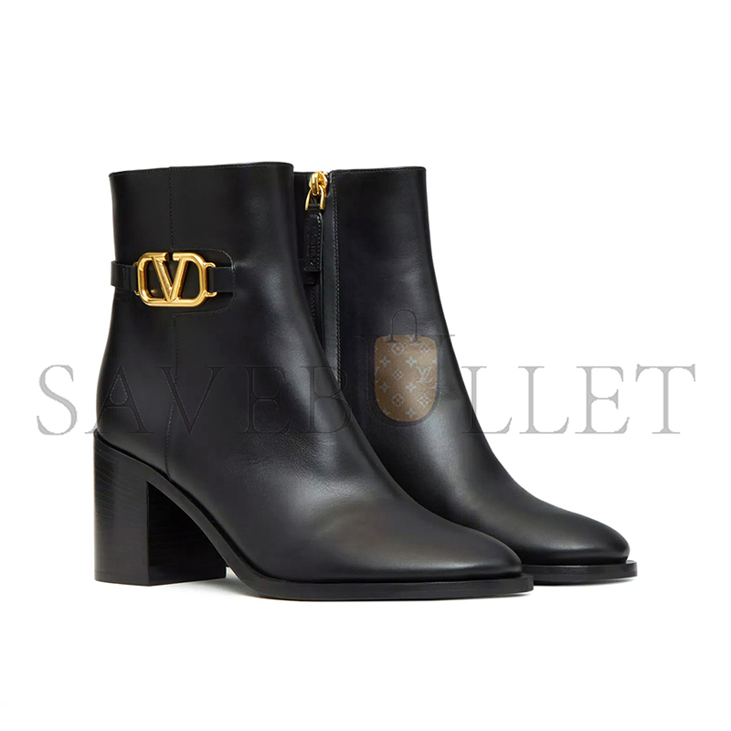 VALENTINO VLOGO SIGNATURE CALFSKIN ANKLE BOOT 75MM 5W2S0CK1DSH_0NO VALENTINO VLOGO SIGNATURE CALFSKIN ANKLE BOOT 75MM 5W2S0CK1DSH_0NO