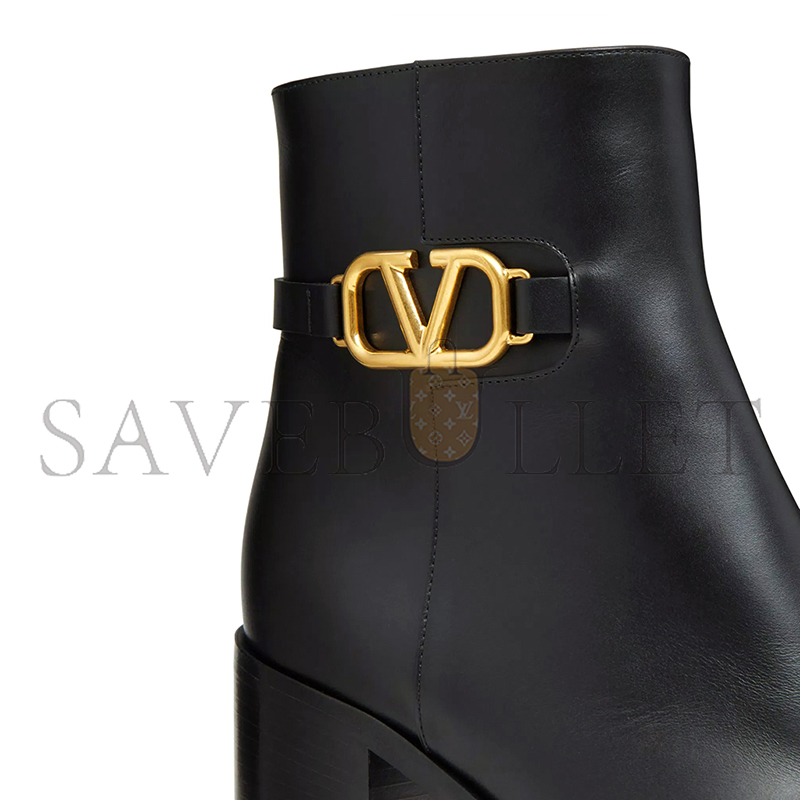 VALENTINO VLOGO SIGNATURE CALFSKIN ANKLE BOOT 75MM 5W2S0CK1DSH_0NO VALENTINO VLOGO SIGNATURE CALFSKIN ANKLE BOOT 75MM 5W2S0CK1DSH_0NO