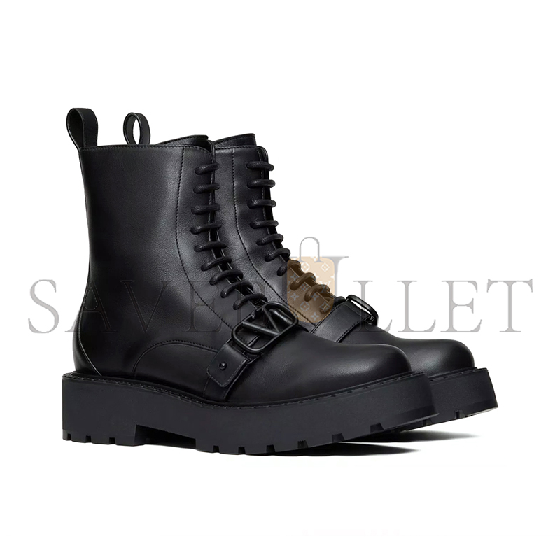 VALENTINO VLOGO SIGNATURE CALFSKIN COMBAT BOOT 45MM 5W0S0KT9EQC_0NO VALENTINO VLOGO SIGNATURE CALFSKIN COMBAT BOOT 45MM 5W0S0KT9EQC_0NO