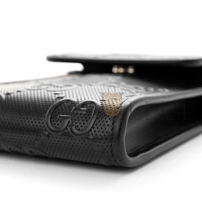 GUCCI GG TENNIS EMBOSSED MINI CROSSBODY BAG 625571 (18*11.5*3.5cm)