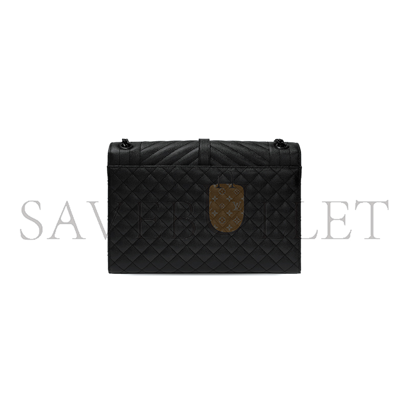 YSL BLACK ENVELOPE SHOULDER BAG 600166BOW981000 (31*22*7.5cm)