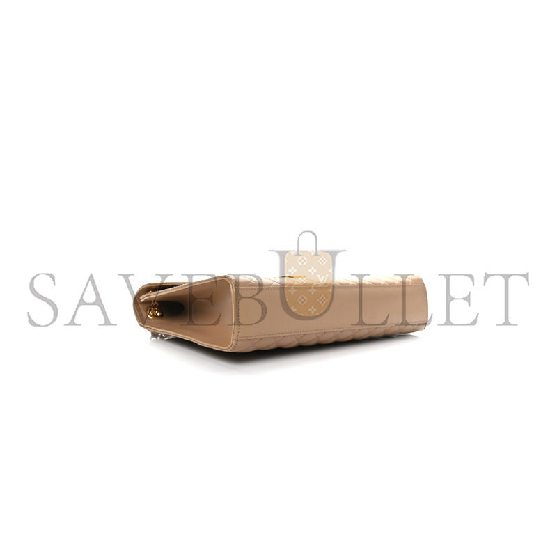 YSL BROWN ENVELOPE SHOULDER BAG 600185AACT72760 (31*22*7.5cm)