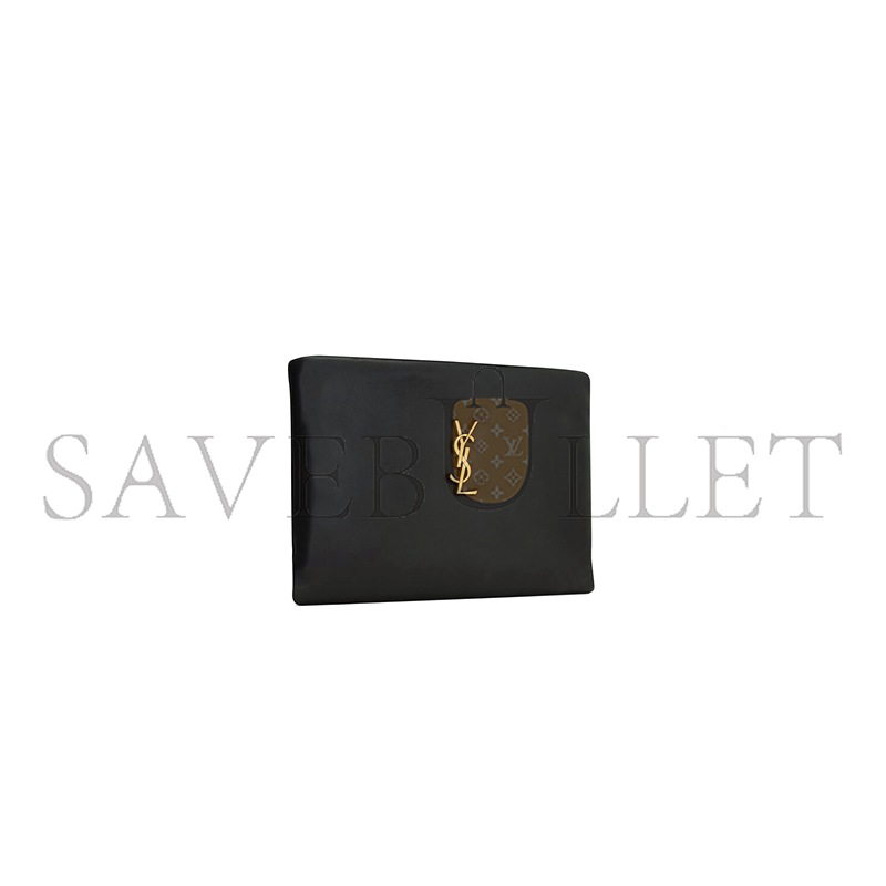 YSL CALYPSO SMALL POUCH IN LAMBSKIN 765025AACX71000 (23*16*3cm) YSL CALYPSO SMALL POUCH IN LAMBSKIN 765025AACX71000 (23*16*3cm)