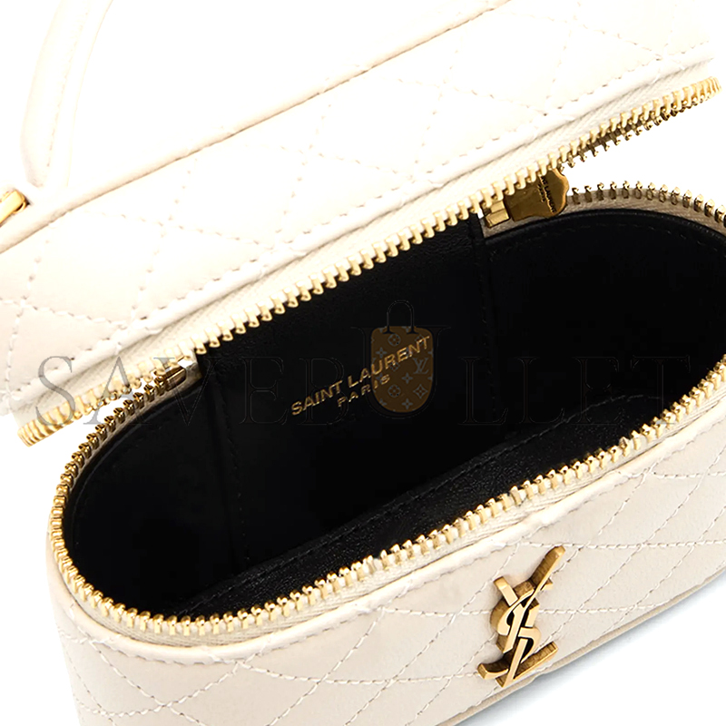 YSL MINI GABY LEATHER VANITY BAG 8192851EL07 (12*8*4cm)