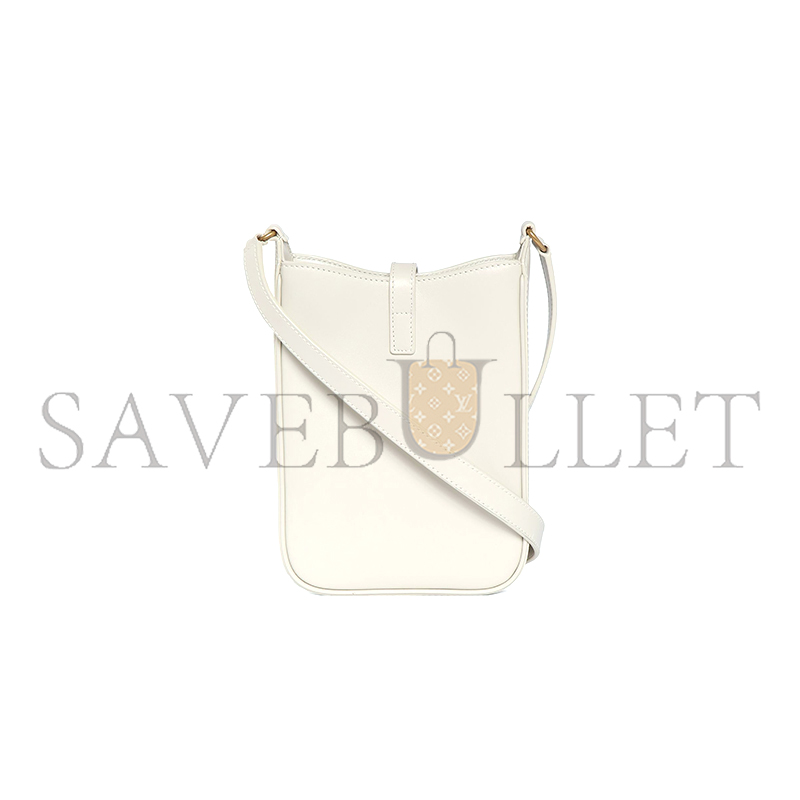 YSL MINI LE 5 À 7 LEATHER SHOULDER BAG 77I05L049 (18*13.5*3.5cm)