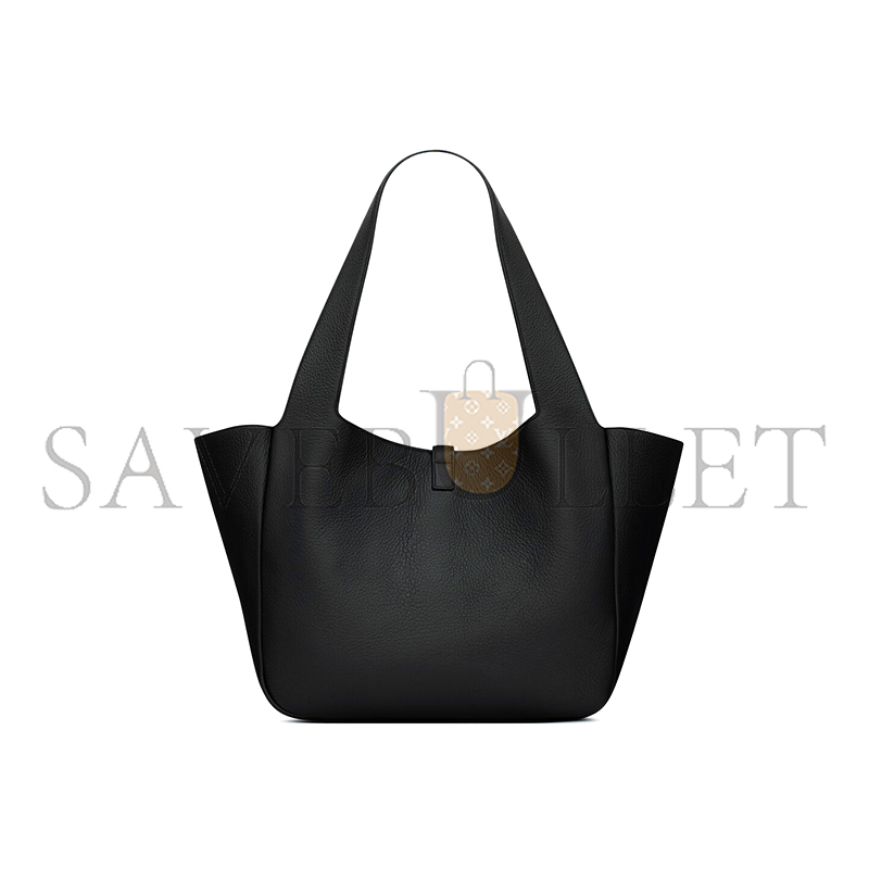 YSL LE 5 À 7 BEA IN GRAINED LEATHER 763435AAEQC1000 (50*28*18cm) YSL LE 5 À 7 BEA IN GRAINED LEATHER 763435AAEQC1000 (50*28*18cm)