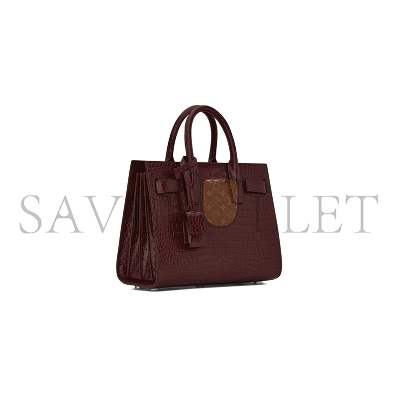 YSL SAC DE JOUR NANO BAG IN CROCODILE-EMBOSSED LEATHER 392035DND1N6475 (22*18*10.5cm) YSL SAC DE JOUR NANO BAG IN CROCODILE-EMBOSSED LEATHER 392035DND1N6475 (22*18*10.5cm)