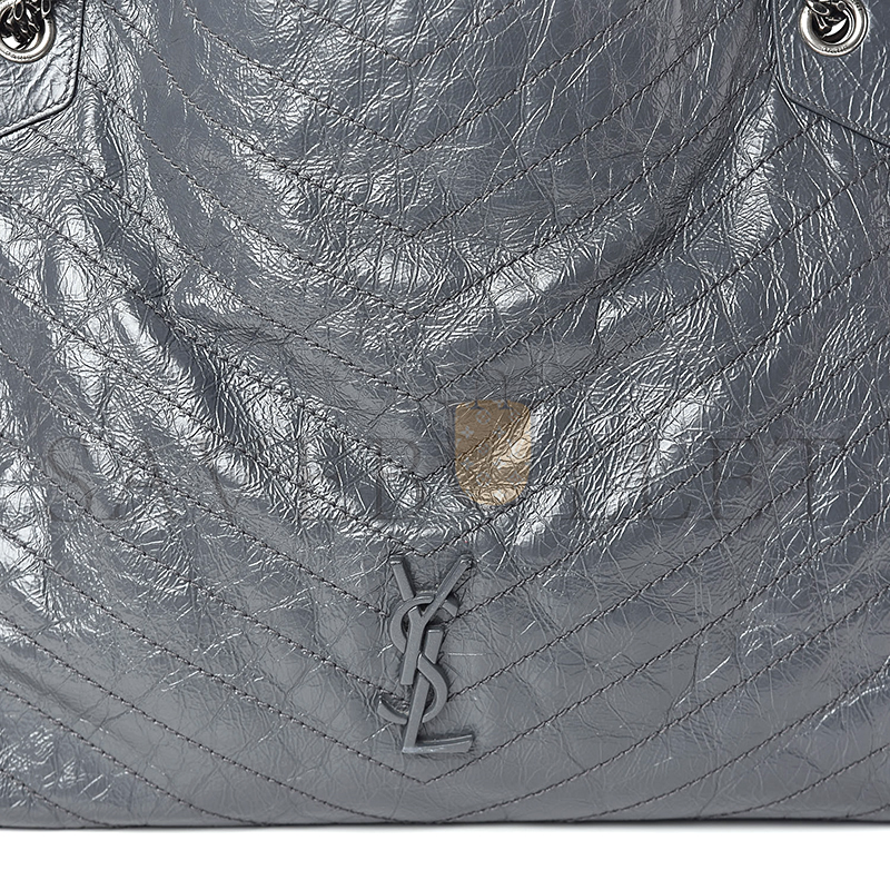 YSL NIKI SHOPPER TOTE DARK SMOG 517049 (33*27*11.5cm)