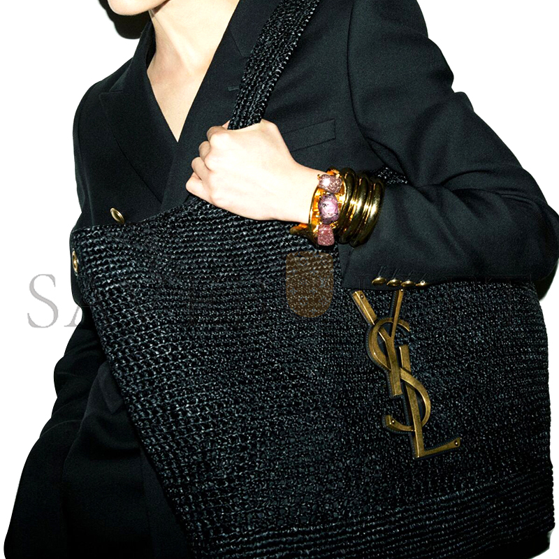 YSL ICARE IN RAFFIA 772191GAAFM1000 (55*43*5cm)