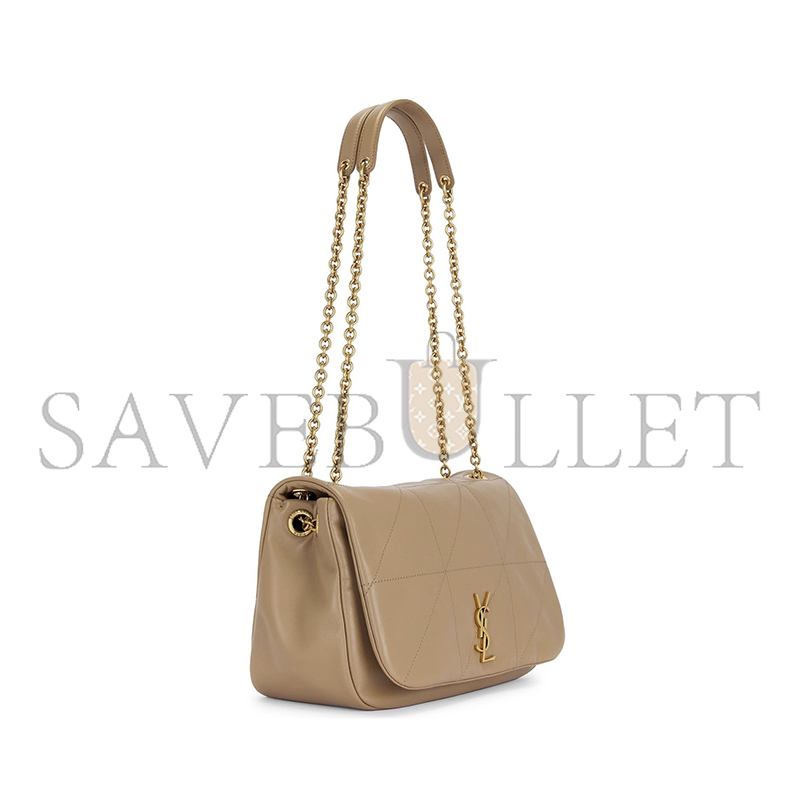 YSL JAMIE 4.3 SMALL LEATHER SHOULDER BAG 763475AAB322872 (25*16*9cm)