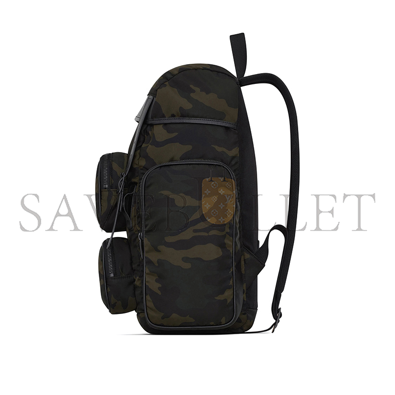 YSL CITY MULTI-POCKET BACKPACK IN SMOOTH LEATHER 215473399 (42*34*22cm)