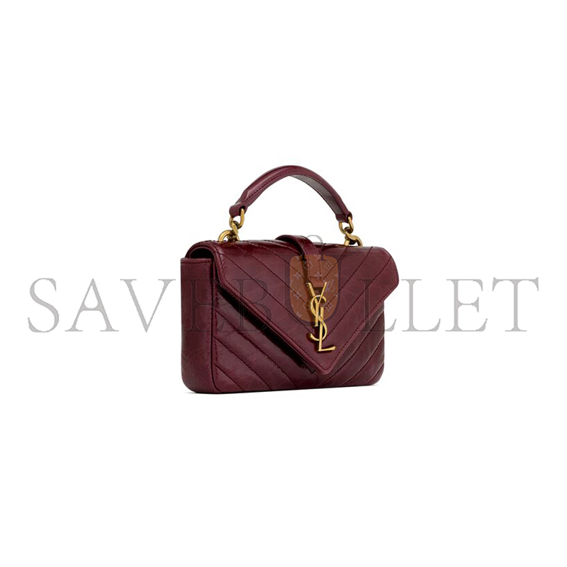 YSL COLLEGE MINI IN SHINY LEATHER 779430DZH076193 (20*13*3cm) YSL COLLEGE MINI IN SHINY LEATHER 779430DZH076193 (20*13*3cm)