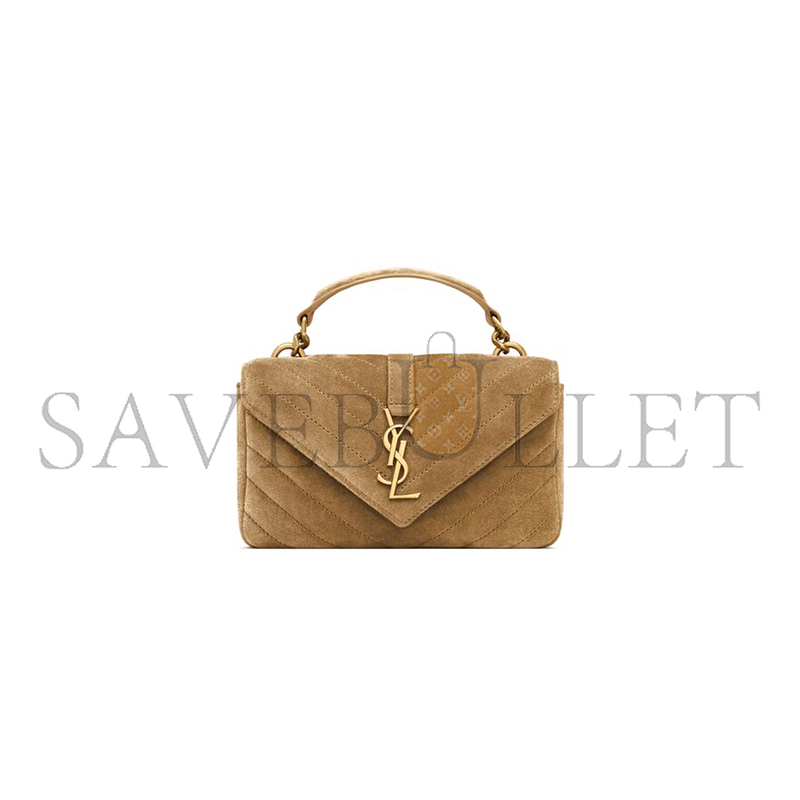 YSL COLLEGE MINI IN SUEDE 7794301U8273194 (20*13*3cm) YSL COLLEGE MINI IN SUEDE 7794301U8273194 (20*13*3cm)