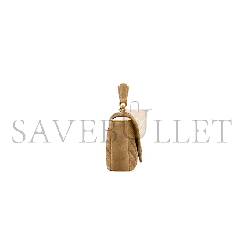 YSL COLLEGE MINI IN SUEDE 7794301U8273194 (20*13*3cm) YSL COLLEGE MINI IN SUEDE 7794301U8273194 (20*13*3cm)