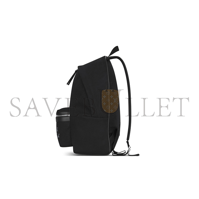 YSL SAINT LAURENT EMBROIDERED CITY BACKPACK IN CANVAS 534968FAAVV1070 (31*41*22cm) YSL SAINT LAURENT EMBROIDERED CITY BACKPACK IN CANVAS 534968FAAVV1070 (31*41*22cm)